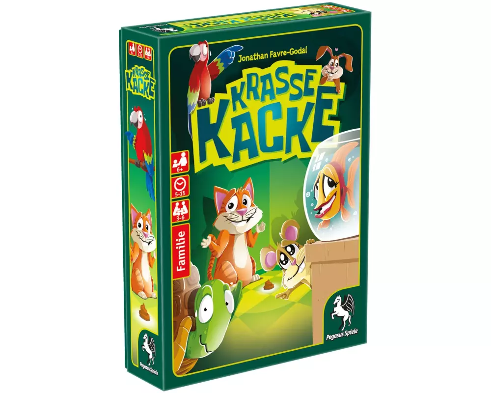 Pegasus Spiele Kartenspiel Krasse Kacke -DE-