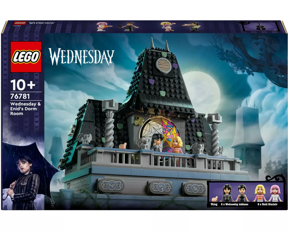 LEGO® Set Wednesdays und Enids Zimmer im Studentenwohnheim 76781