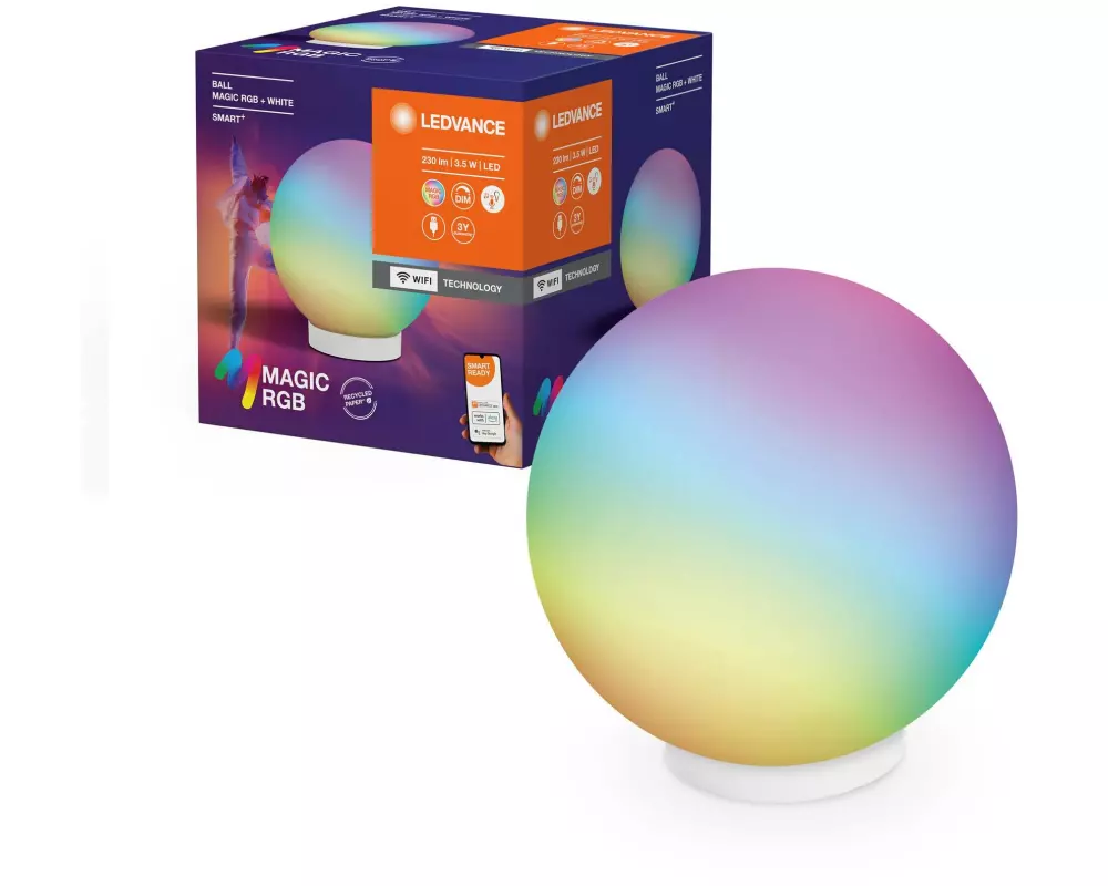 Ledvance SMART+ BALL MAGIC RGB RGBW USB