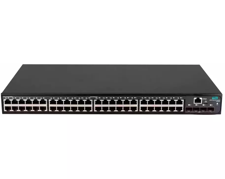 HPE FlexNetwork 5140 EI Switch, 48G, 4 SFP+ Ports, including PSU