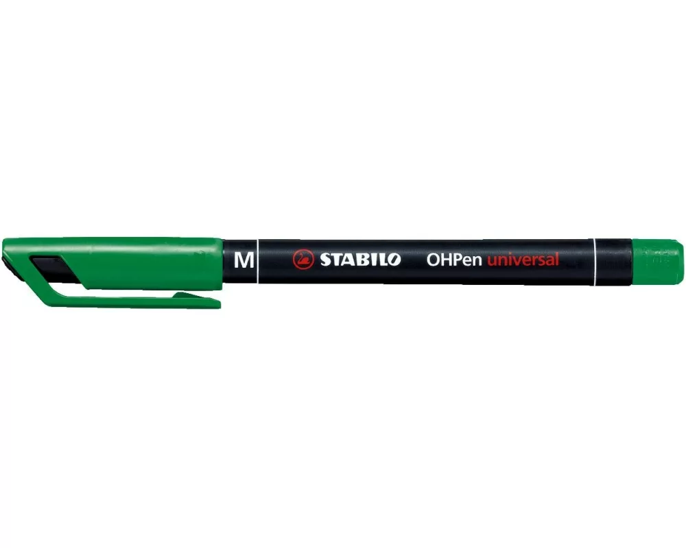 STABILO Folienstift OHPen universal M permanent 10 Stück, Grün