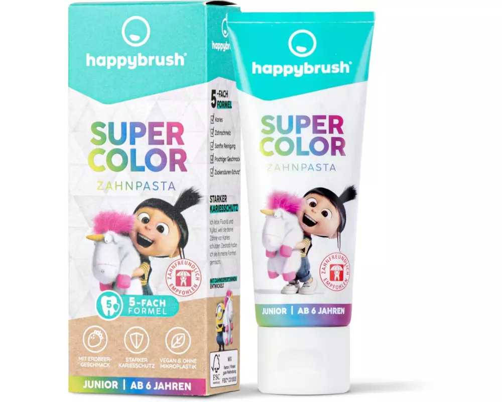 happybrush Zahnpasta SuperColor 75 ml