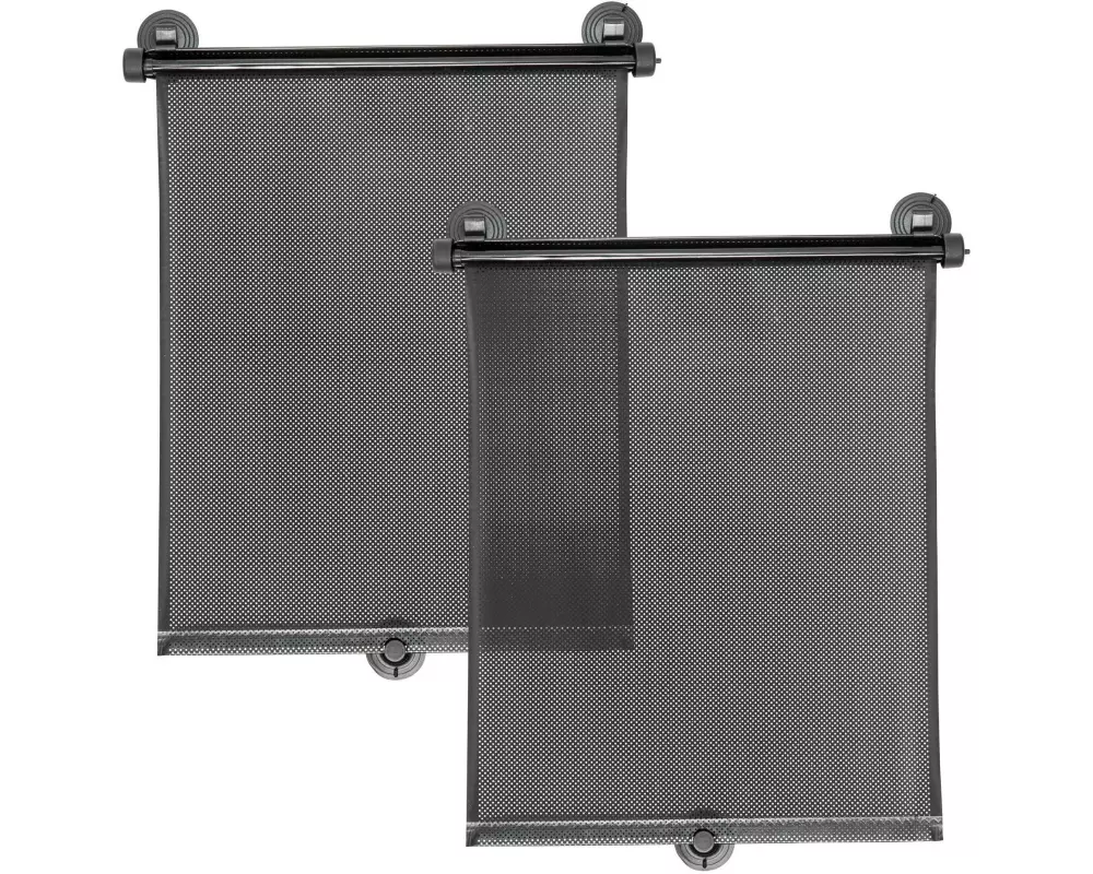 Dooky Sonnenschutzrollo 46 x 40 cm, Schwarz