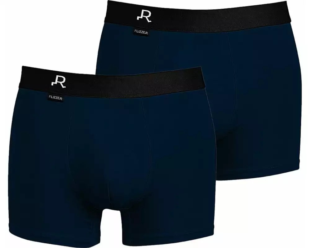 FLIZZER Unterhosen Trunk Der Diplomat 2er Pack Dunkelblau, XL