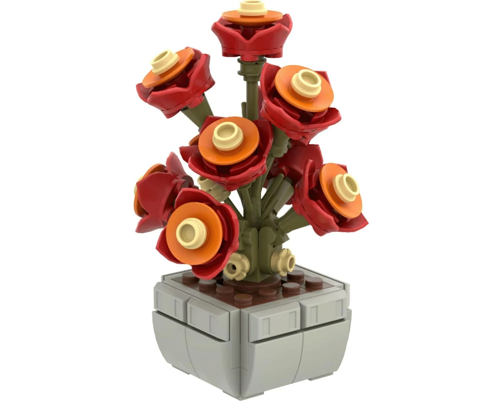 Brixies Plus Mini Blume Sunset