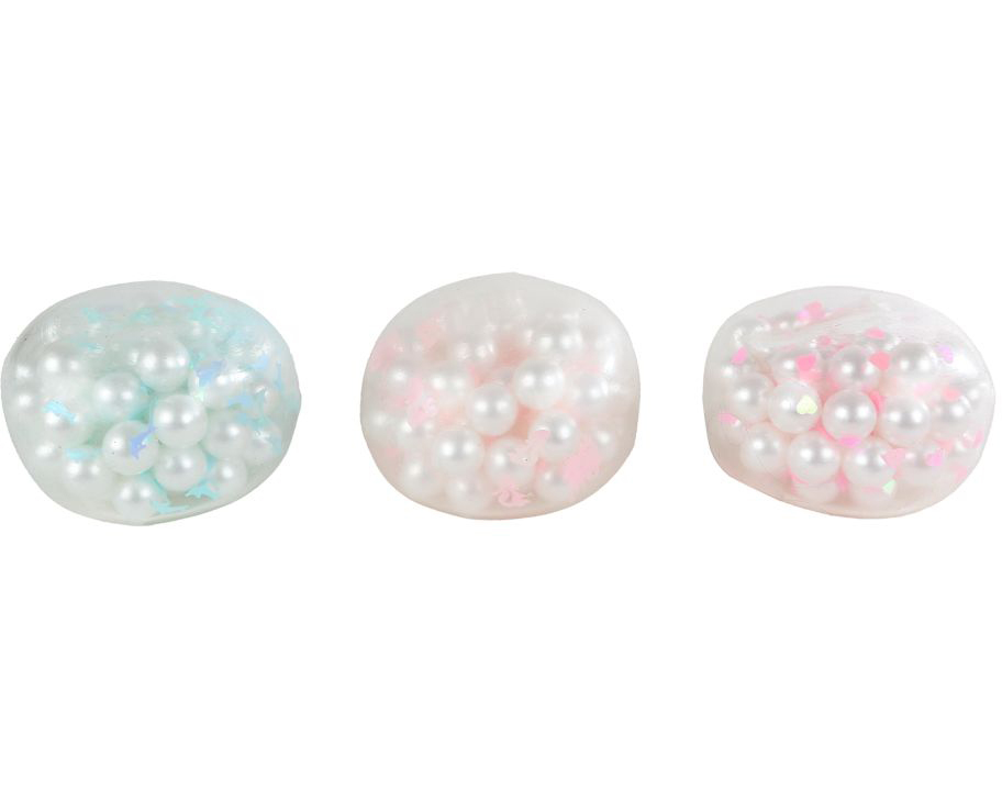 ROOST Antistress Ball 9cm 622018 Glamour Perlkugeln assortiert