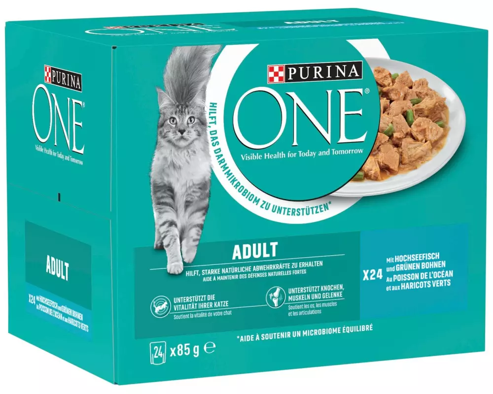 Purina ONE Adult Fisch 24 x 85 g