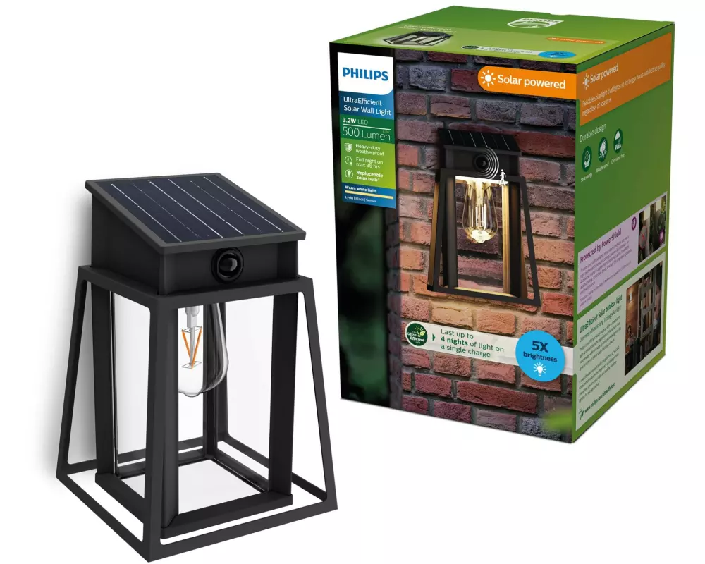 Philips Lysin Wand Solar UE SQ 2700K anthrazit