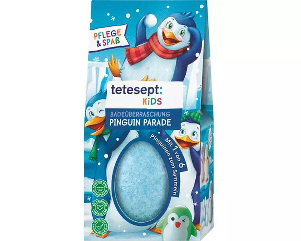 tetesept Kinder Badeüberraschung Pinguin Parade 190 g