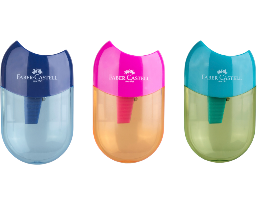 FABER-CASTELL Spitzer Trend 183515 3 Farben ass.