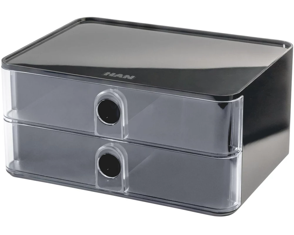HAN Schubladenbox Allison Smart-Box Plus 2 Schubladen, Glasklar
