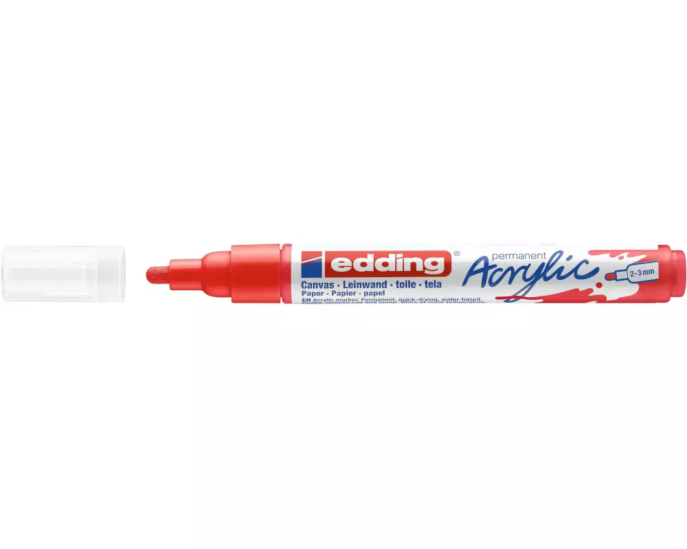 edding Acrylmarker 5100 Medium, Rot