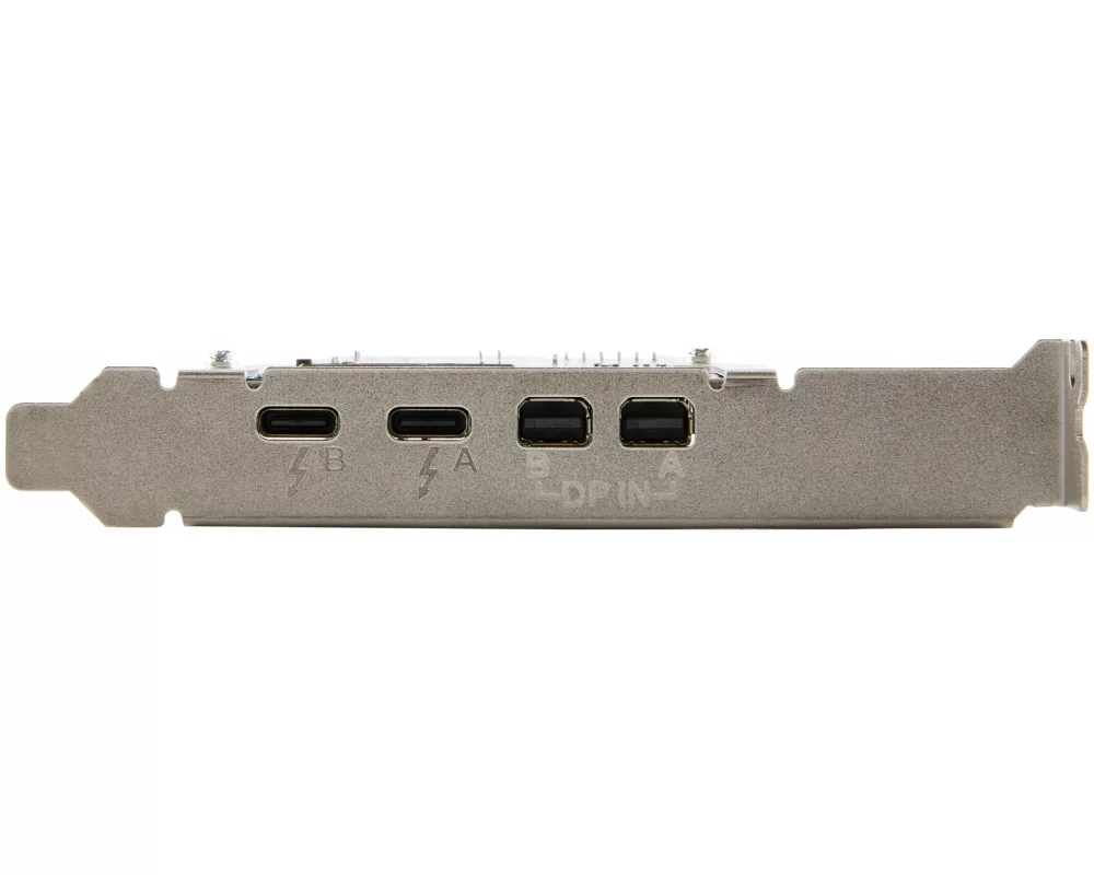 HP Dual TBT4, PCIe, x4, Low Profile Card