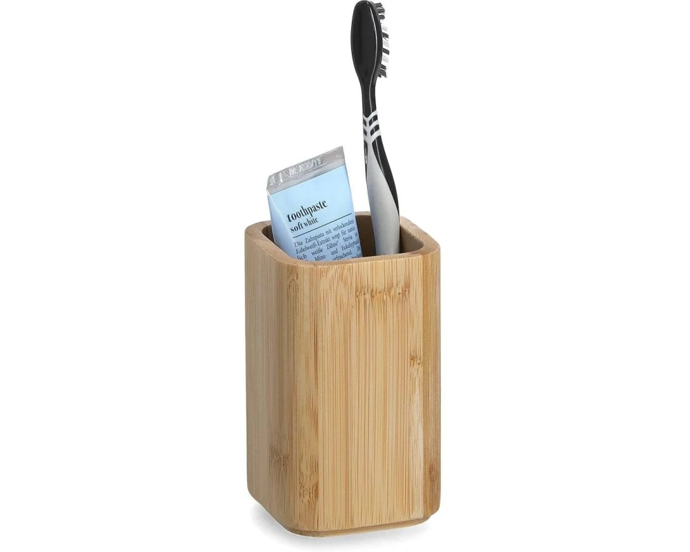 Zeller Present Zahnputzbecher Bambus Braun