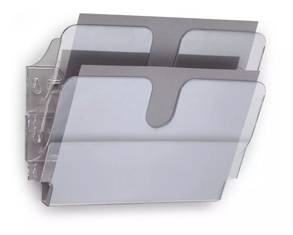 DURABLE Prospektständer Flexiplus 2 A4 quer, Transparent