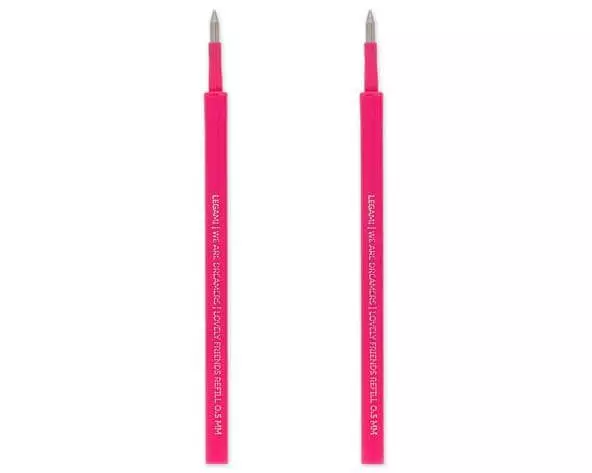 Legami Gelstift Lovely Friends- Ersatzminen 0.5 mm, Pink