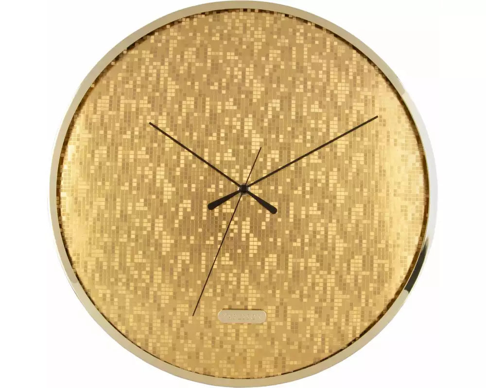 KARLSSON Wanduhr Disco Bling Bling 40 cm, Gold