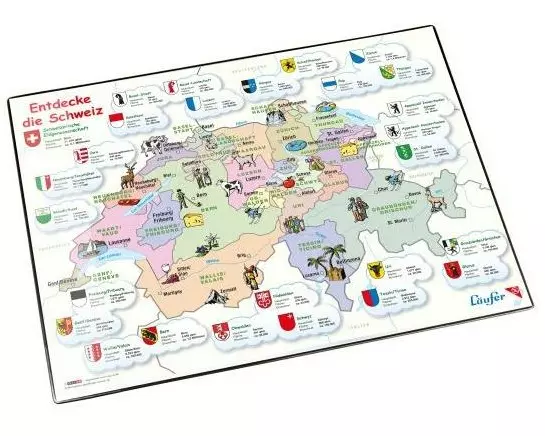 Läufer Schreibunterlage Schweiz 40 x 53 cm