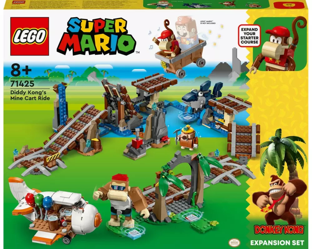 LEGO® Super Mario Diddy Kongs Lorenritt – Erweiterungsset 71425