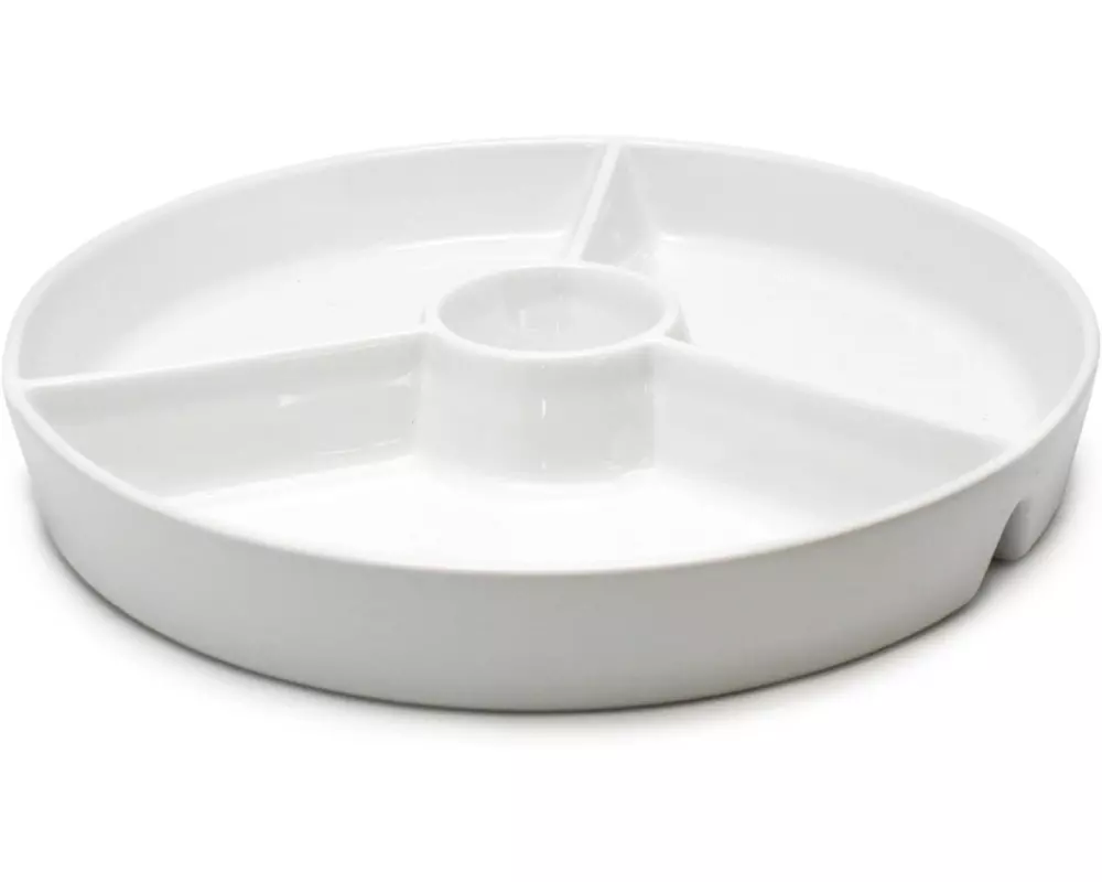 Nerthus Snackteller 1 Stück, Weiss, 25.5 cm