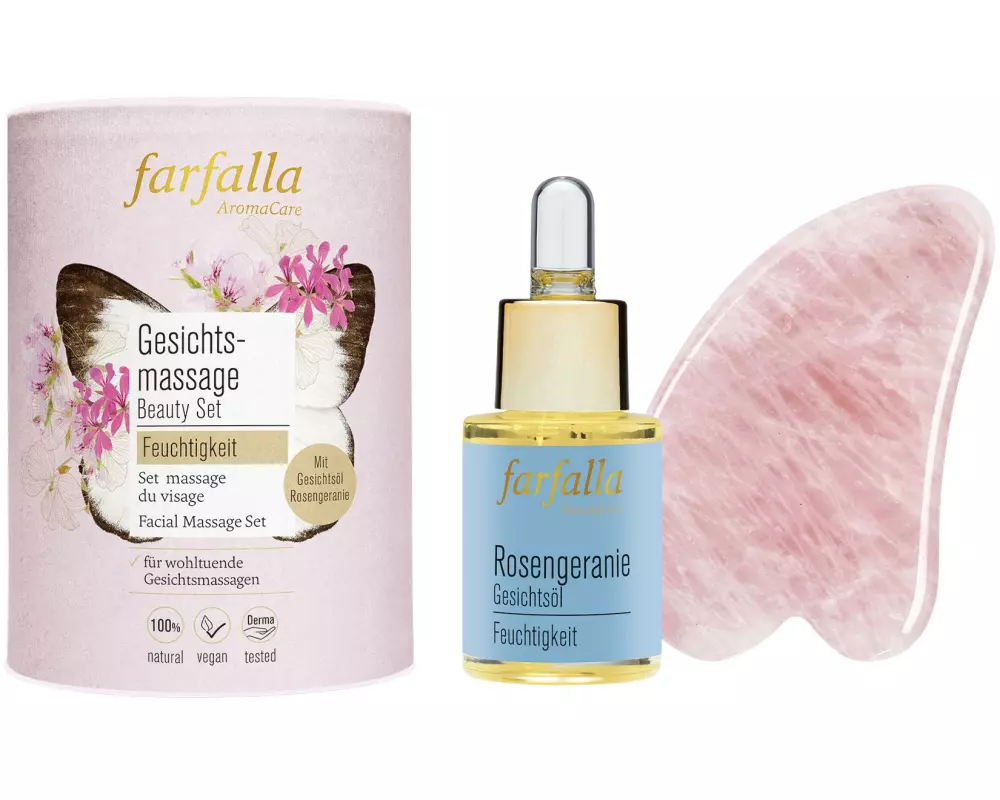 Farfalla Geschenkset Gesichtsmassage Beauty 2-tlg.