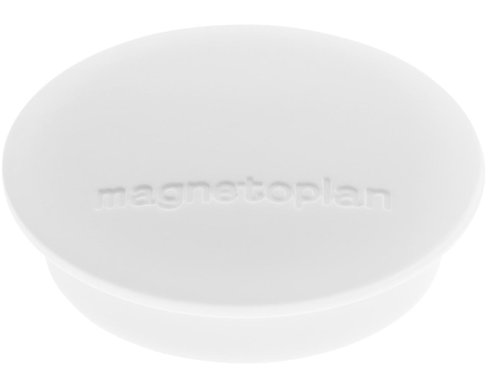 MAGNETOPLAN Magnet Discofix Junior 34mm 1662100 weiss 10 Stk.