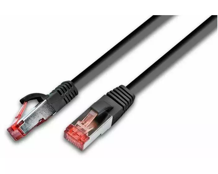 Wirewin Patchkabel RJ-45 - RJ-45, Cat 5e, F/UTP, 1 m, Schwarz