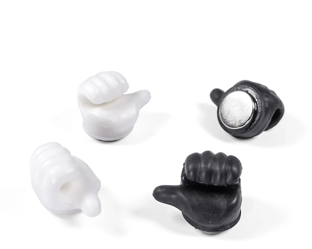 Trendform Haftmagnet Handy, 4er Set, Schwarz / Weiss