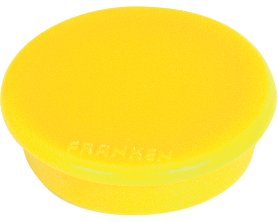 FRANKEN Magnete 38mm HM38 04 gelb 10 Stück