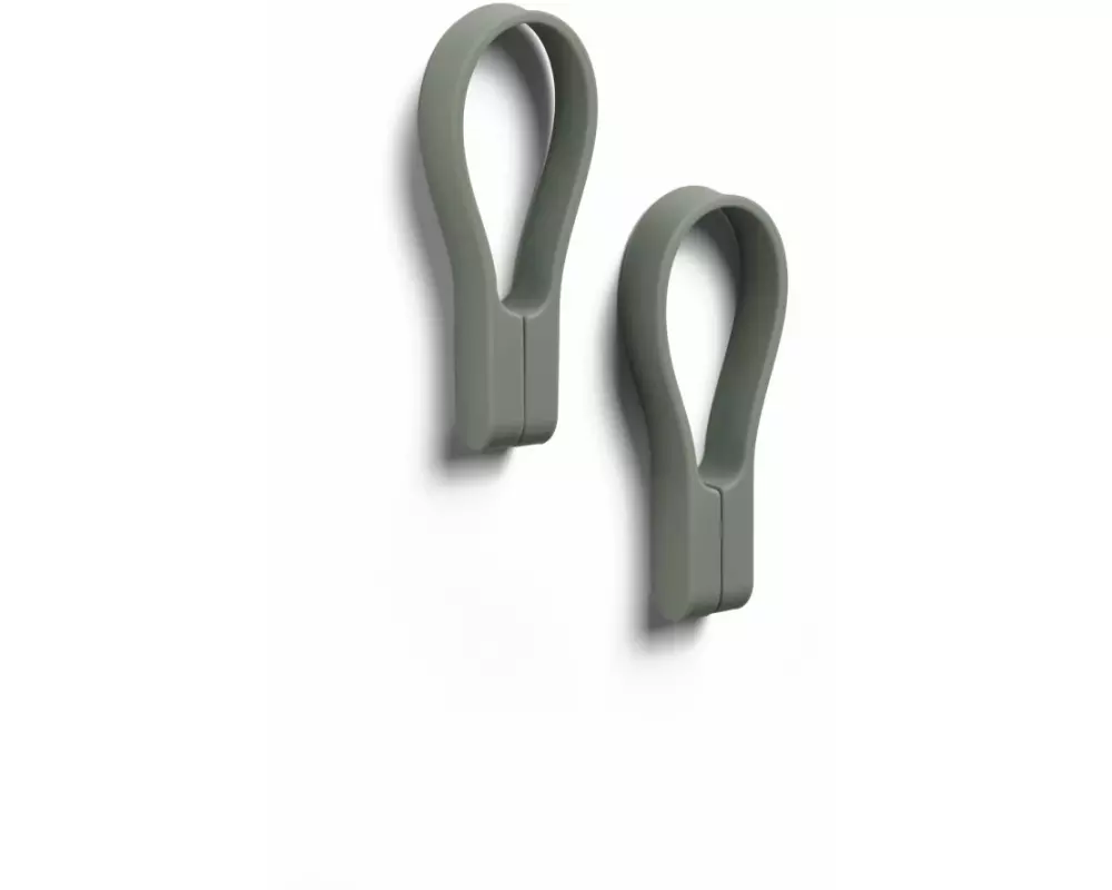 Zone Denmark Handtuchhalter Loop 2 Stück, Olive Green