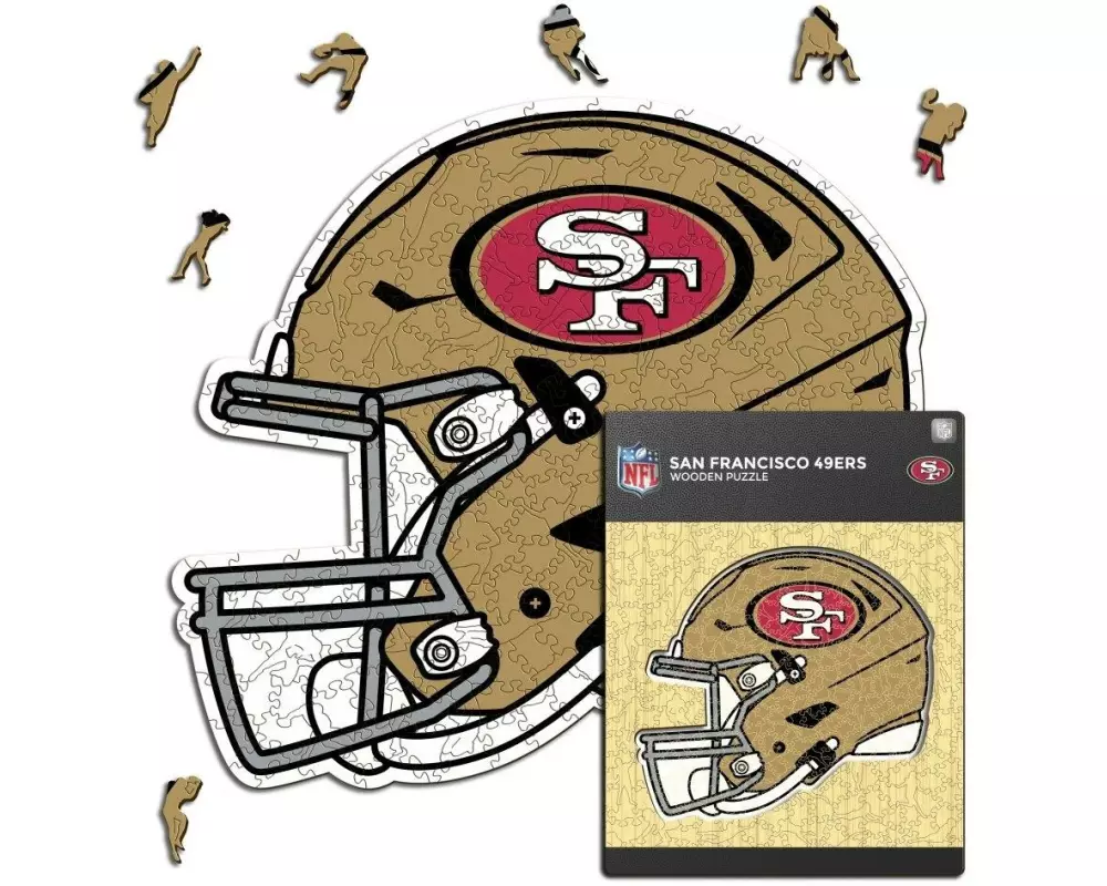 Iconic Puzzle Holz-Puzzle NFL -San Francisco 49-ers S, 150 Teile