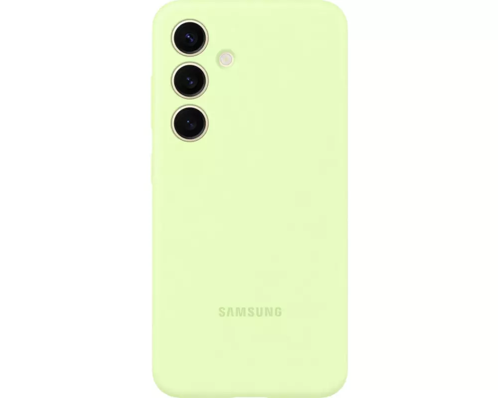 Samsung Back Cover Silicone Galaxy S24 Grün