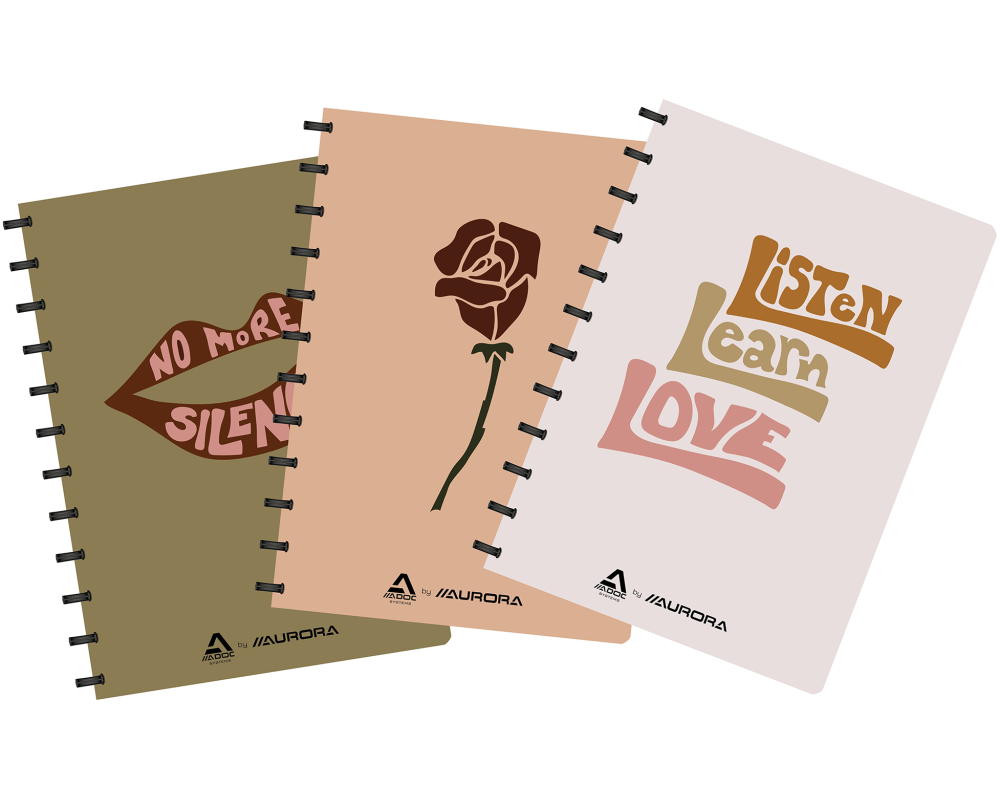ADOC Ringbuch A4 6011.25 assortiert, liniert 144 Seiten