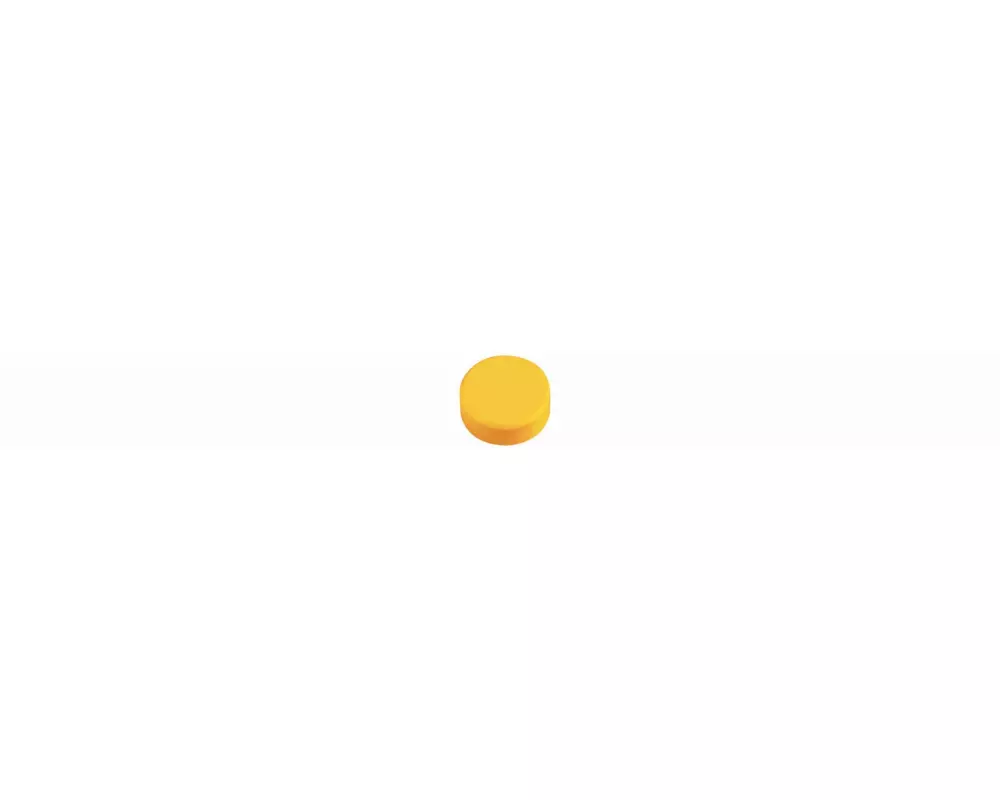 Maul Haftmagnet MAULpro 20 x Ø 34 mm Gelb, 20 Stück