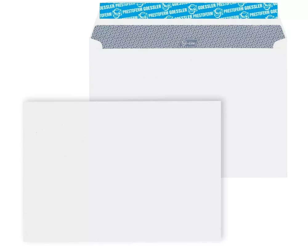 Goessler Couvert Prestoferm B5 ohne Fenster, 500 Stück