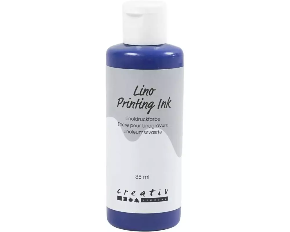 Creativ Company Bastelfarbe Lino 85 ml, Blau