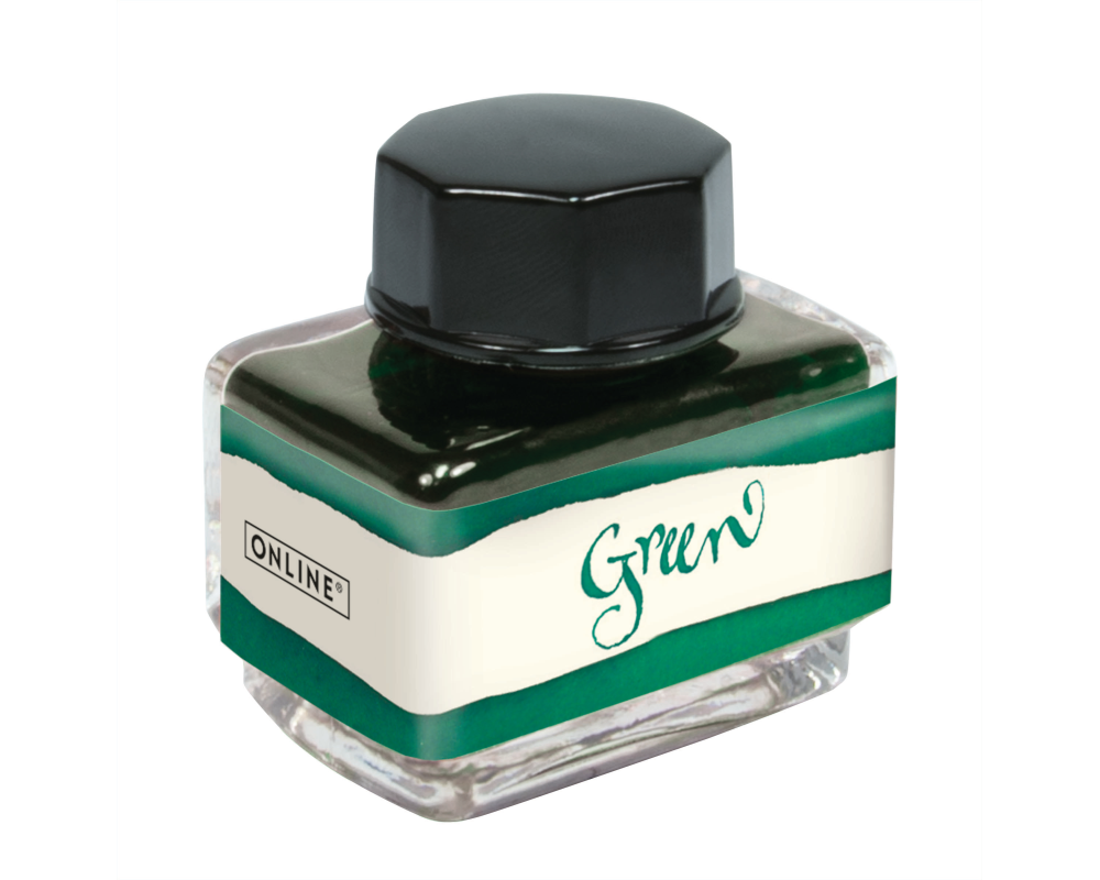 ONLINE Tintenglas 15ml 17120/3 Green