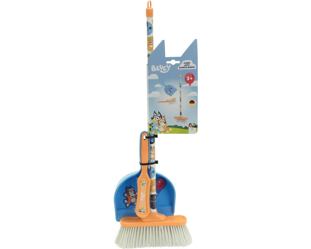 Klein-Toys Bluey Classic Besenset, 3-tlg