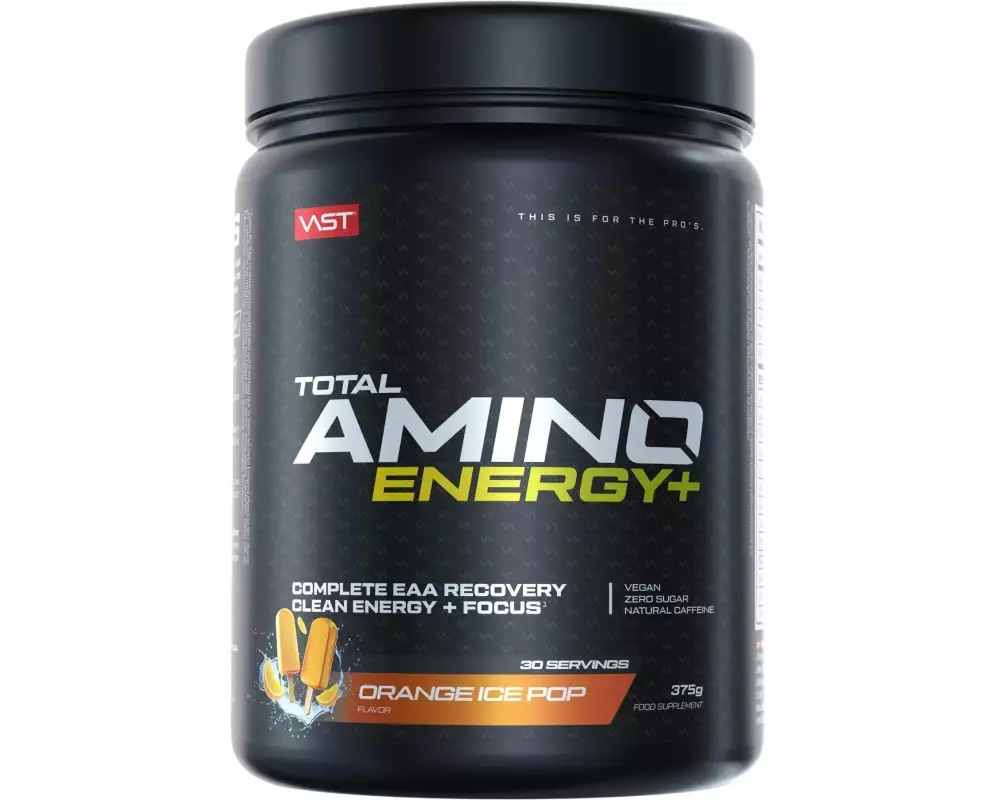 VAST Pulver Total Amino Energy Dose: 375g, Orange Ice Pop