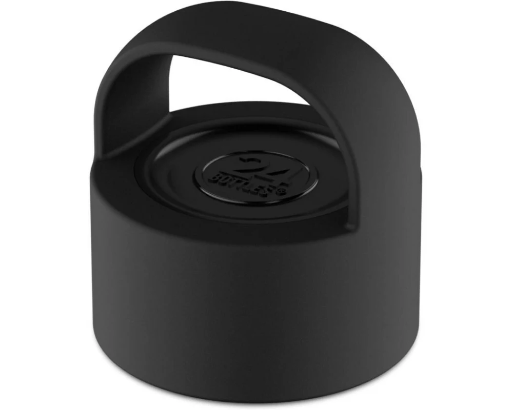 24Bottles Ersatzdeckel zu Urban und Clima Schwarz, mit Tragegriff