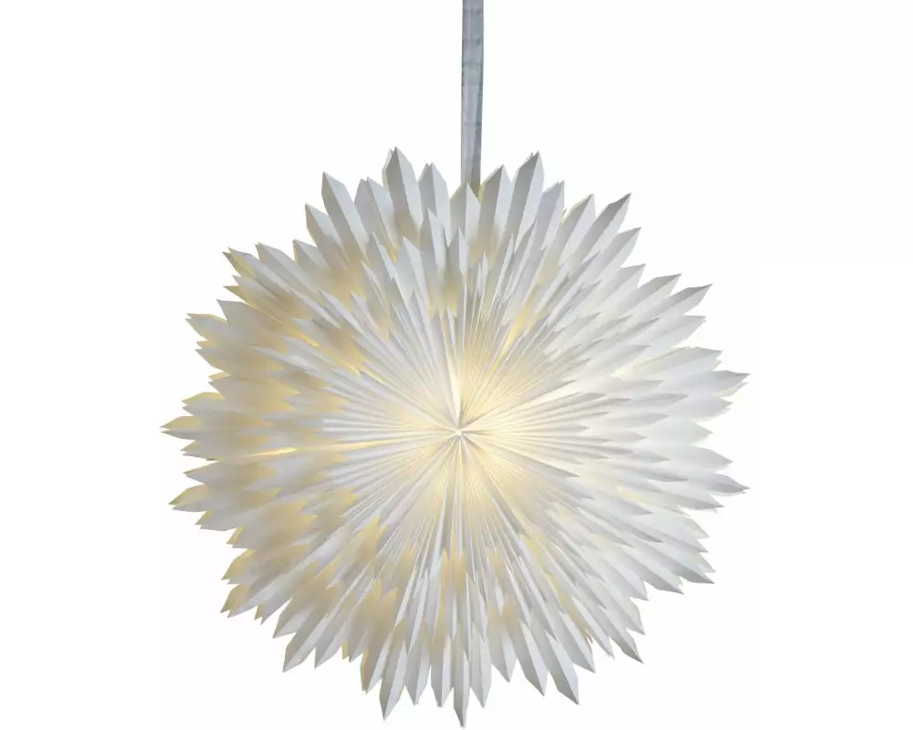 Star Trading Papierstern Ice, Weiss, Ø 70 cm