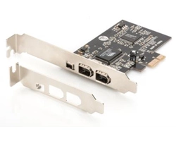 PCIE CARD FIREWIRE 1394A 3 PORT