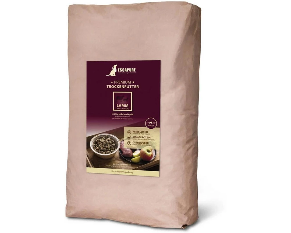 Escapure Trockenfutter Lamm Premium 12 kg