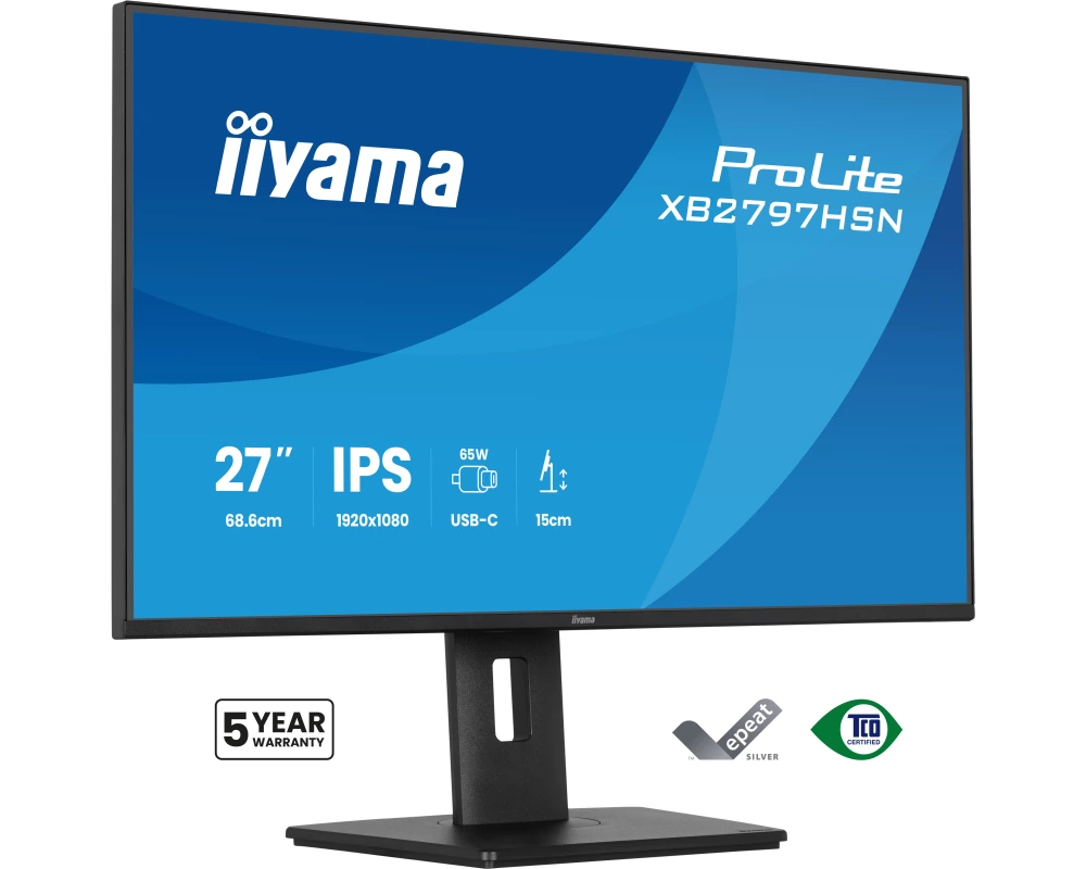 iiyama ProLite XB2797HSN-B1 Computerbildschirm 68,6 cm (27") 1920 x 1080 Pixel Full HD LCD Schwarz