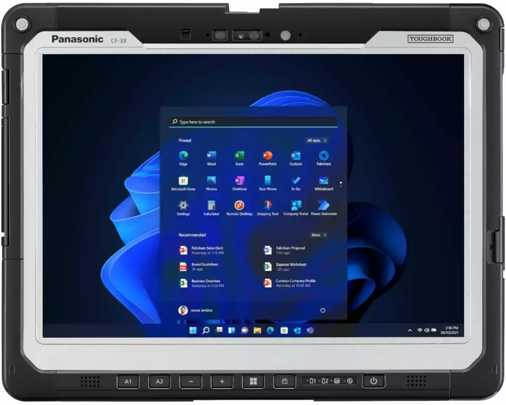 Panasonic Tablet Toughbook 33 mk4 512 GB Schwarz/Grau