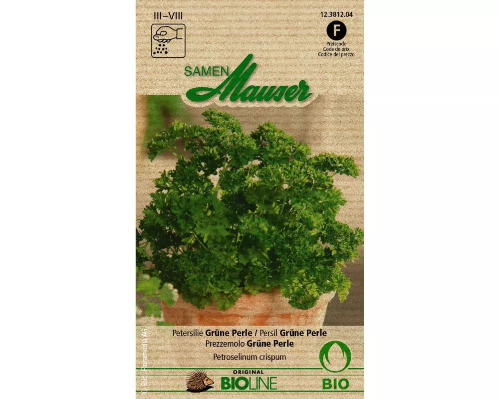 Samen Mauser Samen Bioline Petersilie Grüne Perle
