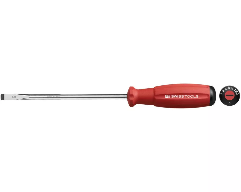 PB Swiss Tools Schraubenzieher SwissGrip 8100-5 Schlitz