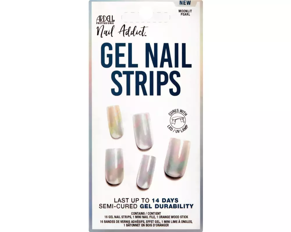 Ardell Gel Nail Strips Moonlit Pearl 16 Stück