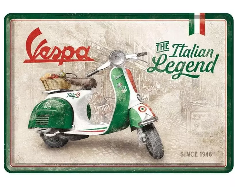 Nostalgic Art Postkarte Vespa 14 x 10 cm