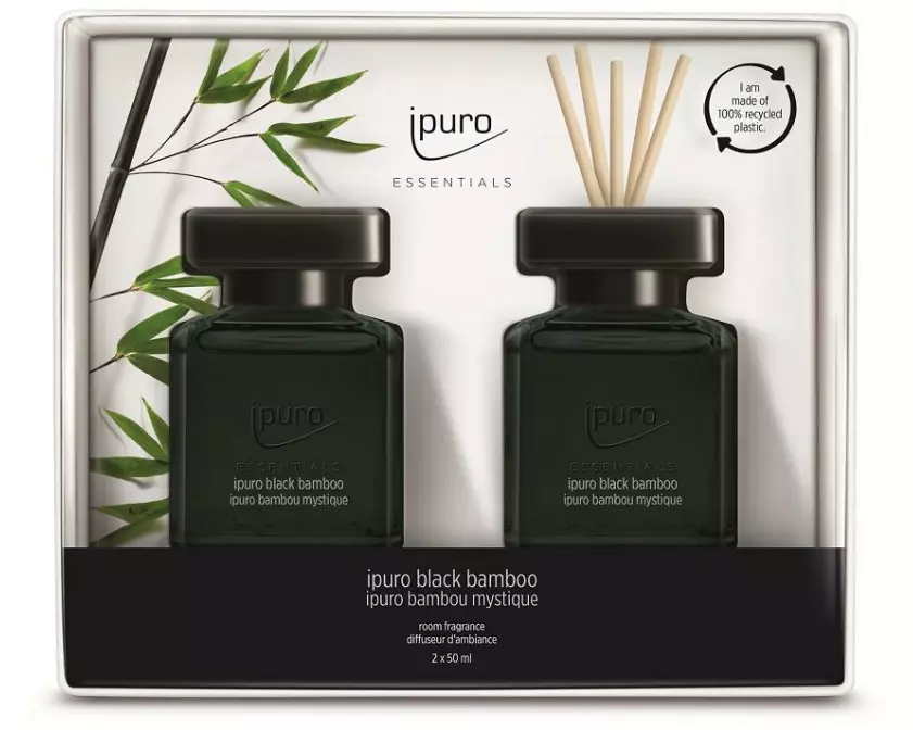 ipuro Duftstäbchen Black Bamboo 2 x 50 ml Set 100 ml